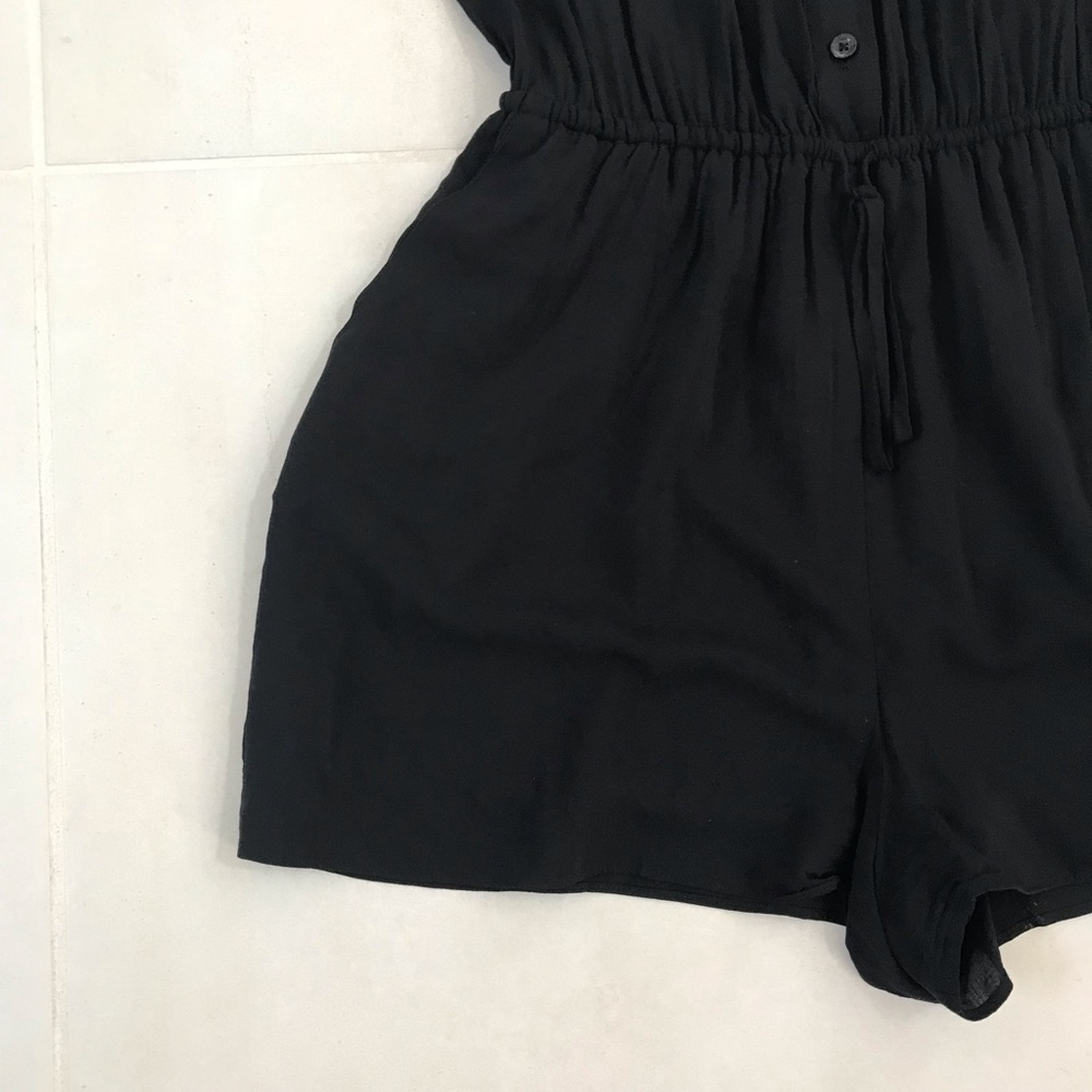 BCBGeneration Sheer Drawstring Romper NWOT SH126 - Picture 6 of 8